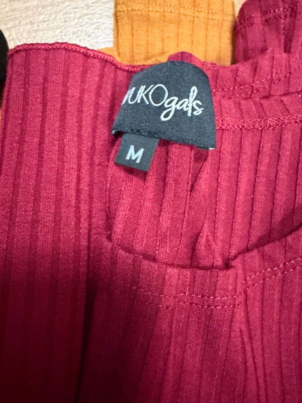 Wukogals Ribbed T-Shirts - Picture 2 of 2